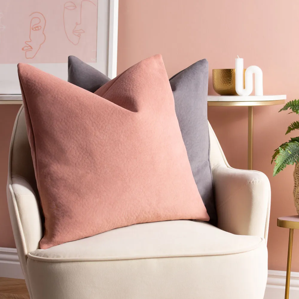 Kobe Cushion - Blush, Velvet