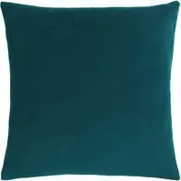 Kobe Textured Velvet Cushion - Teal