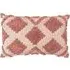Lamar Geometric Tufted Cushion - Brick, Cotton