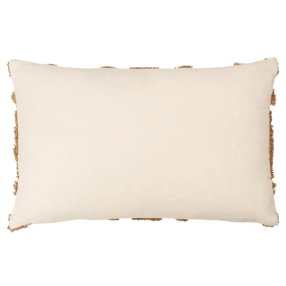 Lamar Geometric Tufted Cushion - Mustard, Cotton
