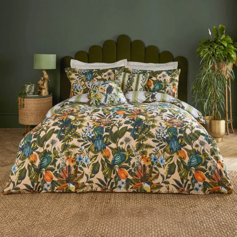 Leilani Single Duvet Set - Multi, Cotton Blend image