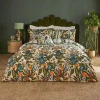 Leilani Super King Size Duvet Set - Multi, Cotton Blend