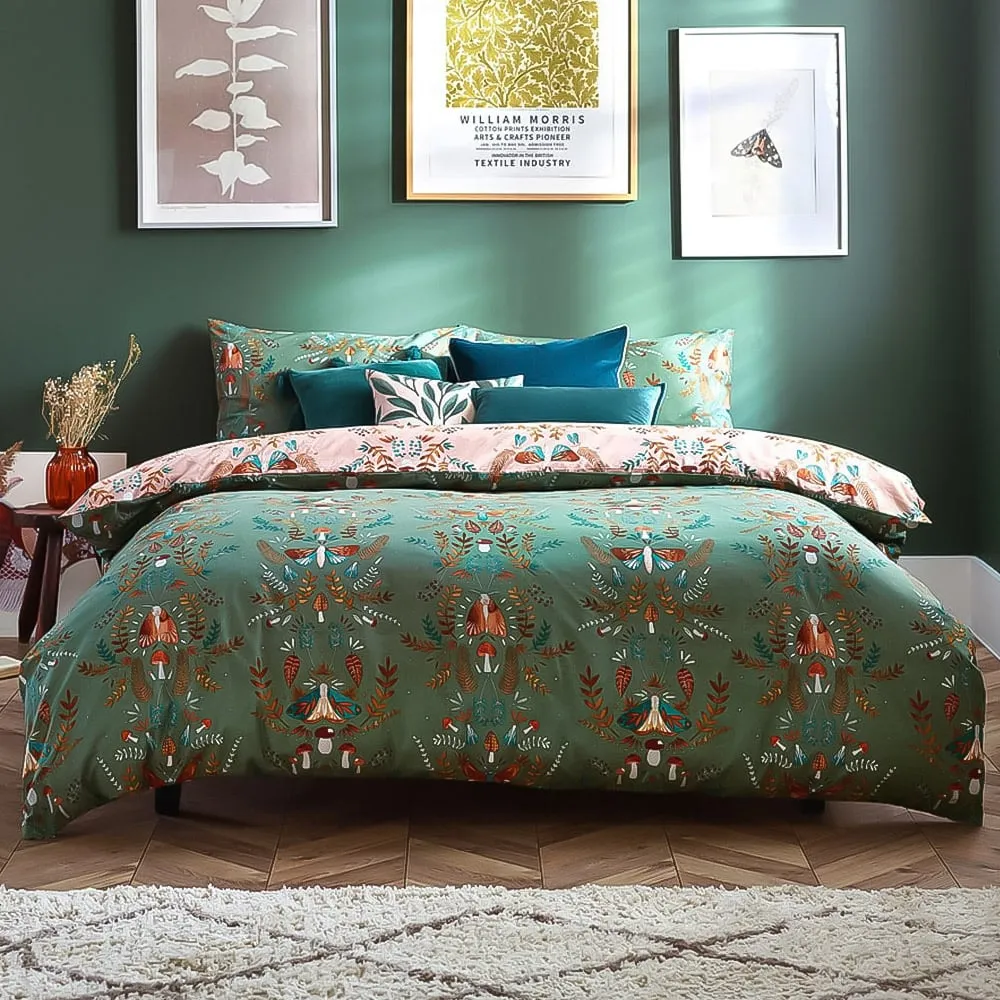 Lunawood Single Duvet Set - Fern Green image