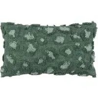 Maeve Tufted Cotton Cushion - Green
