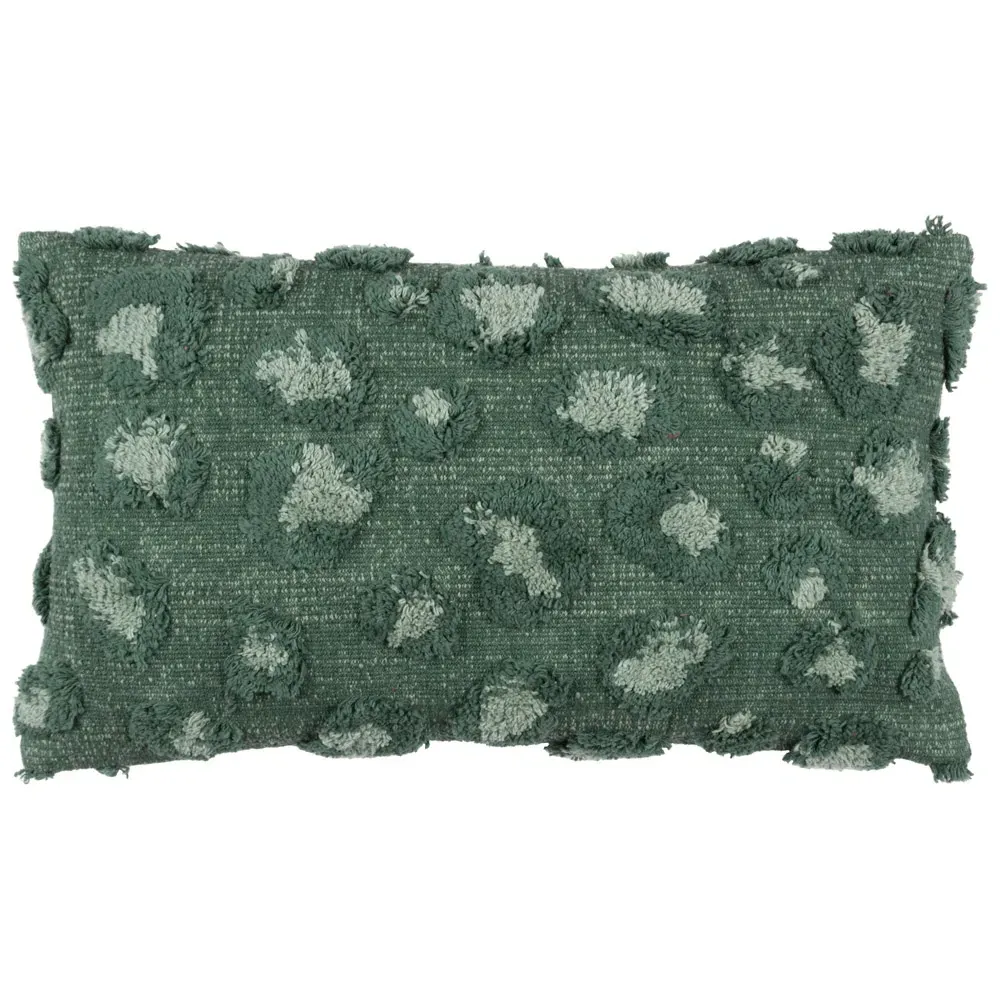 Maeve Tufted Cotton Cushion - Green image
