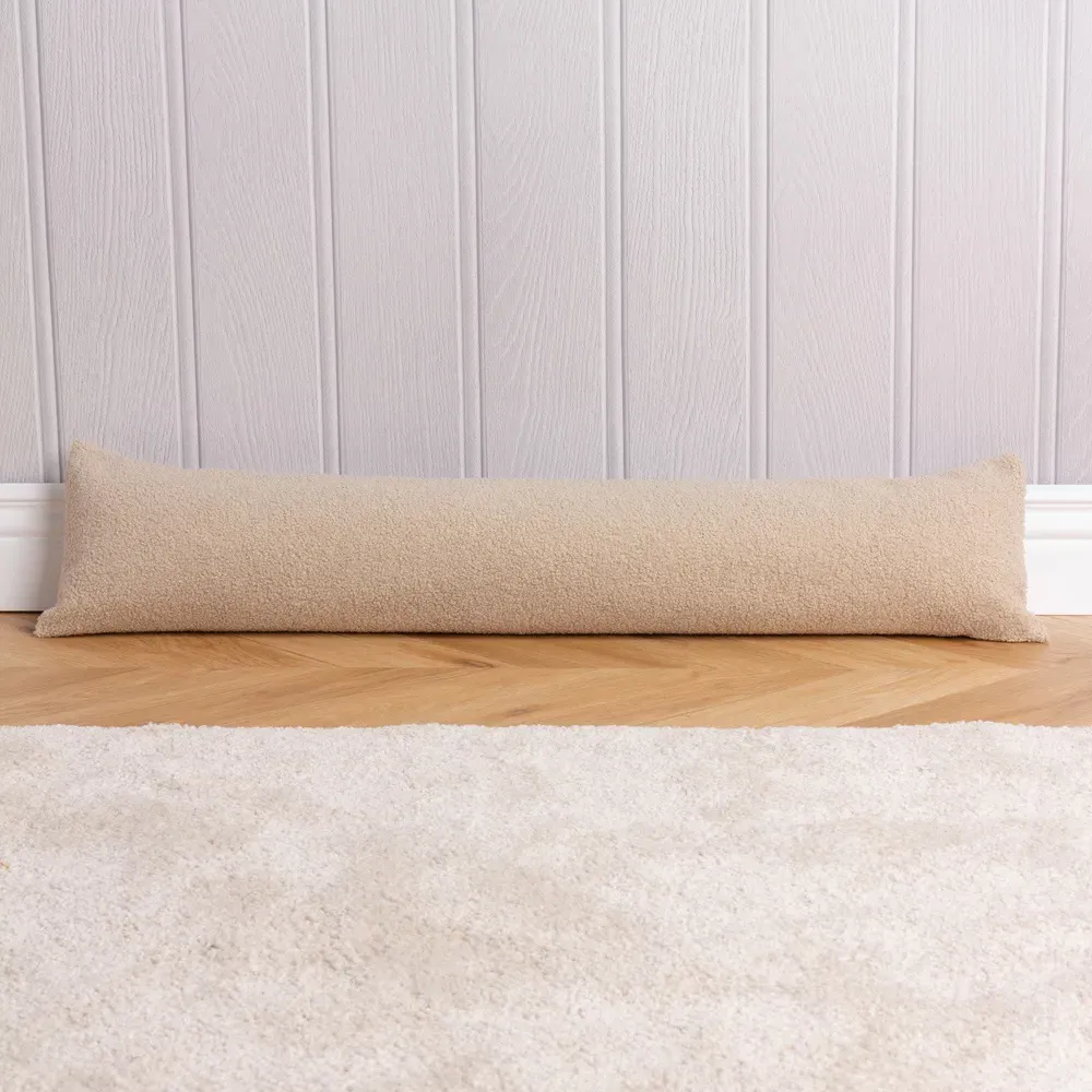 Malham Draught Excluder - Latte, Shearling