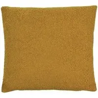 Malham Fleece Cushion - Saffron