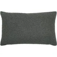 Malham Rectangular Cushion - Granite, Fleece