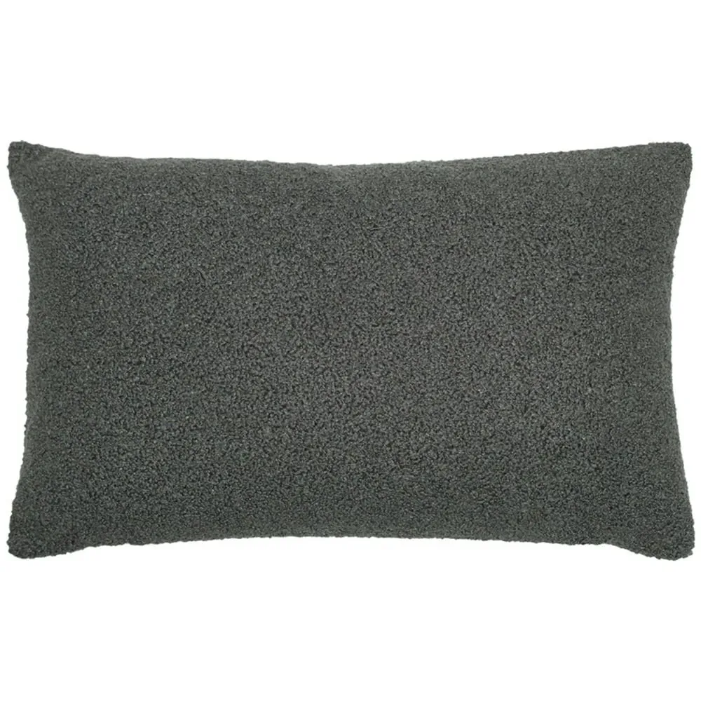 Malham Rectangular Cushion - Granite, Fleece