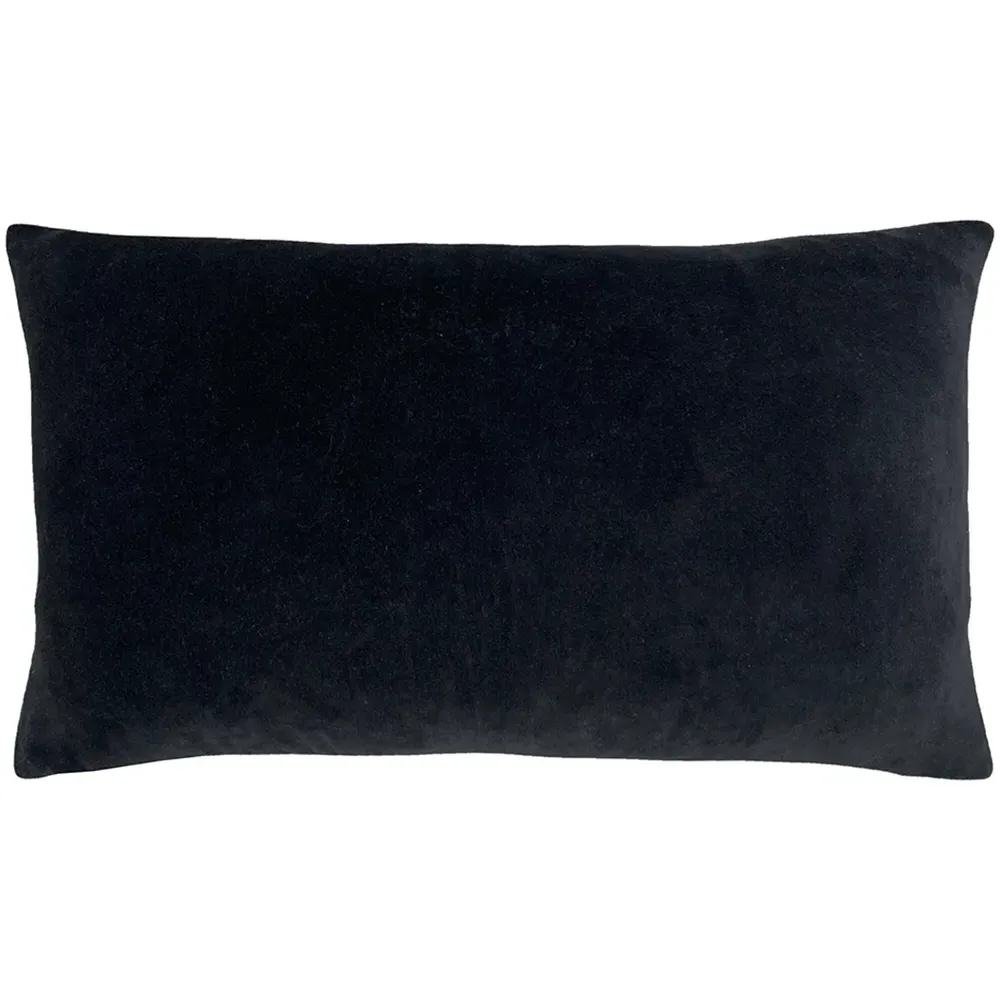 Mangata Geometric Pleat Cushion - Black
