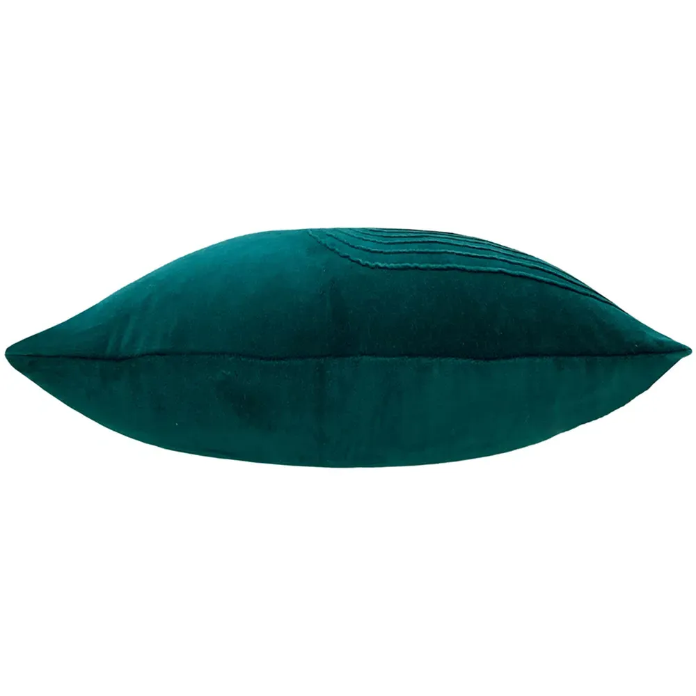 Mangata Geometric Pleat Cushion - Teal