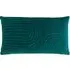 Mangata Geometric Pleat Cushion - Teal