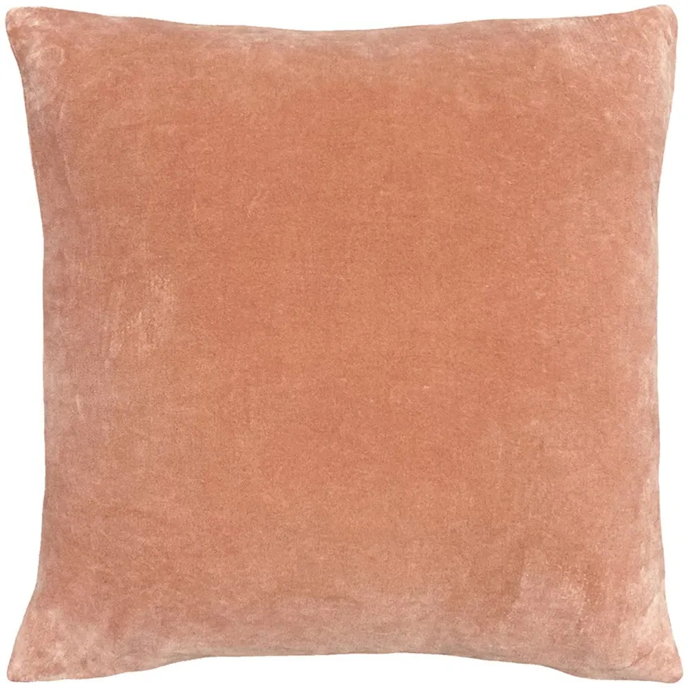 Mangata Square Geometric Pleat Cushion - Blush, Cotton