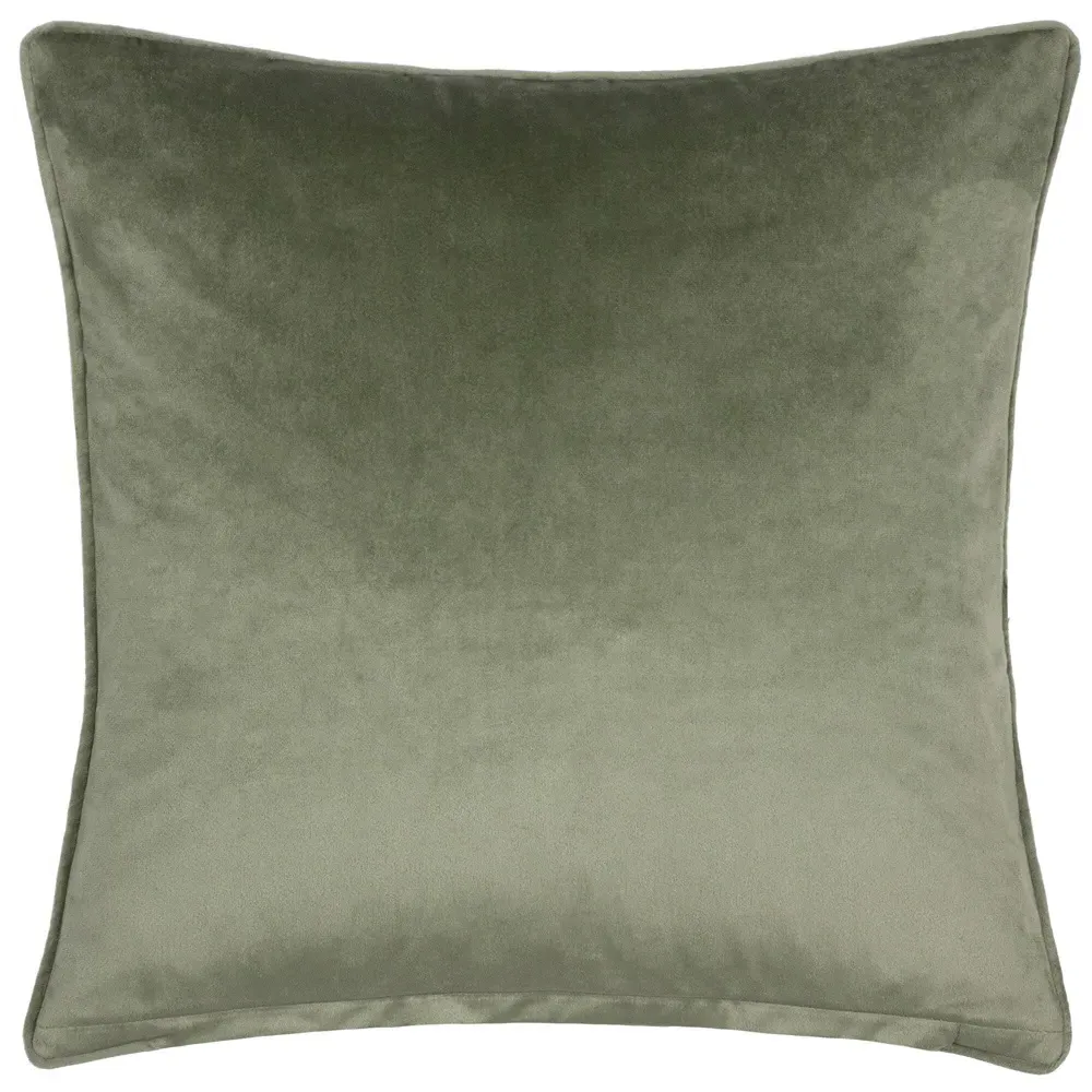 Marttel Geometric Jacquard Cushion - Green