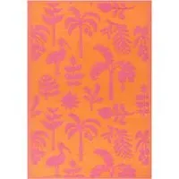 Marula Outdoor Rug 120x180cm - Orange, Recycled Polypropylene