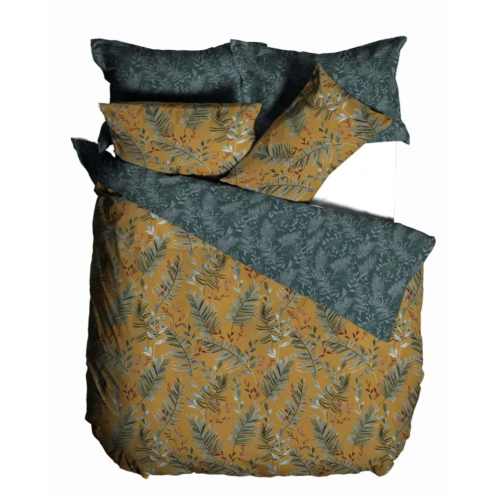 Mazari Single Duvet Set - Yellow, Polycotton