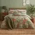 Meadow King Size Printed Duvet Set - Green, Polycotton