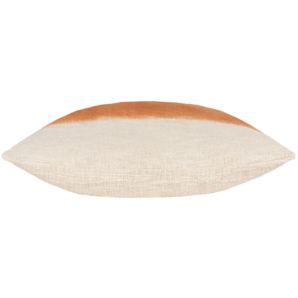 Mizu Amber Square Cushion - Orange, Cotton