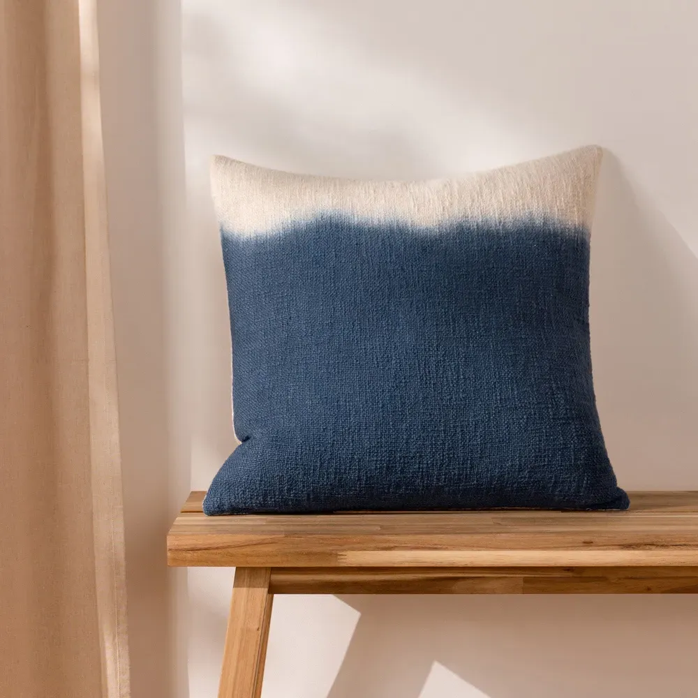 Mizu Ink Square Cushion - Multi, Cotton