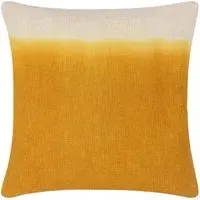 Mizu Ochre Square Cushion - Multi, Cotton