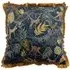 Monkey Forest Jungle Cushion with Fringe - Blue