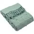 Motti Woven Tufted Stripe Throw - Seafoam, Cotton