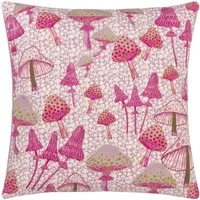 Mushroom Fields Abstract Cushion - Lilac