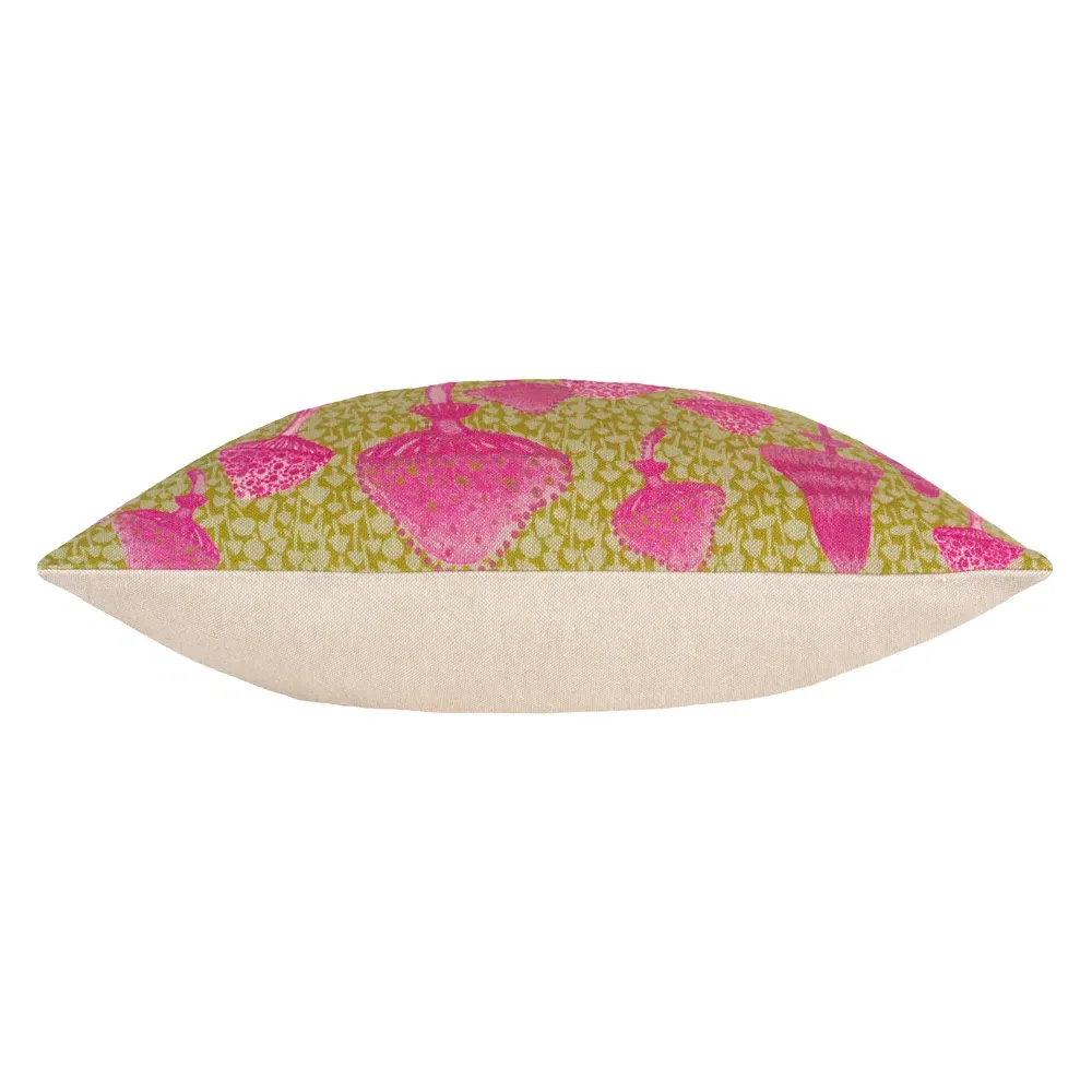 Mushroom Fields Abstract Cushion - Purple