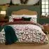 Nathalie King Size Duvet Set Reversible - Red