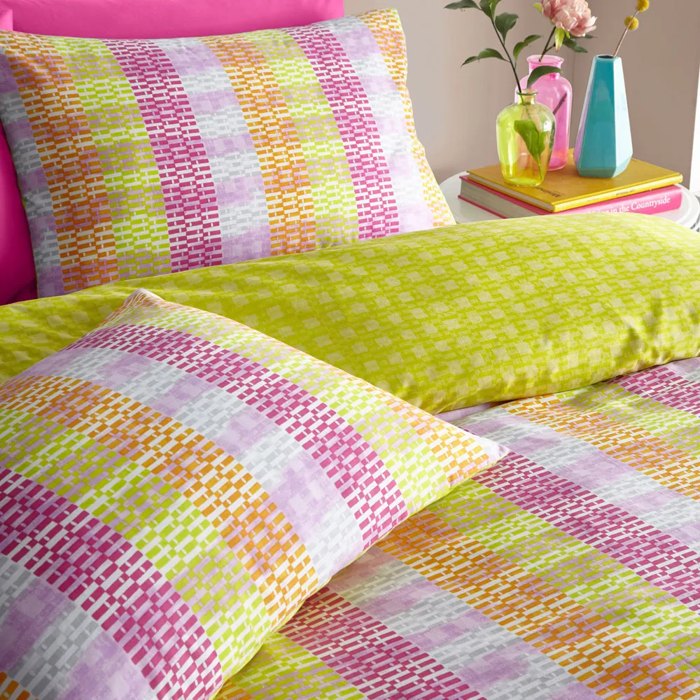 Neola Double Duvet Set - Multi, Polycotton