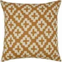 Nomi Monoprint Cushion - Mustard