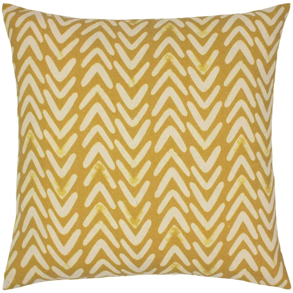 Nomi Monoprint Cushion - Ochre image