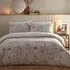 Nook Woodland King Size Duvet Set - Greige, Brushed Cotton