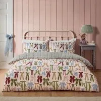 Noortje Bows King Size Duvet Set - Multi