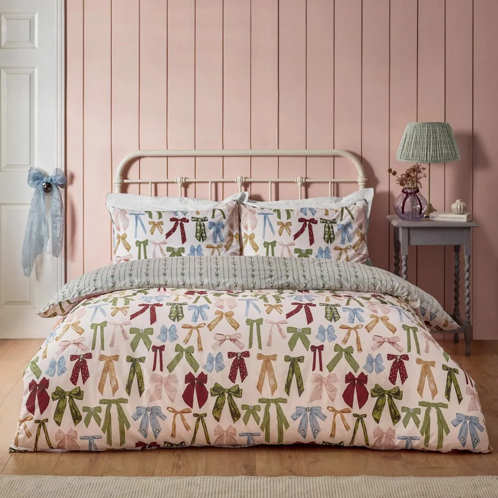 Noortje Bows King Size Duvet Set - Multi