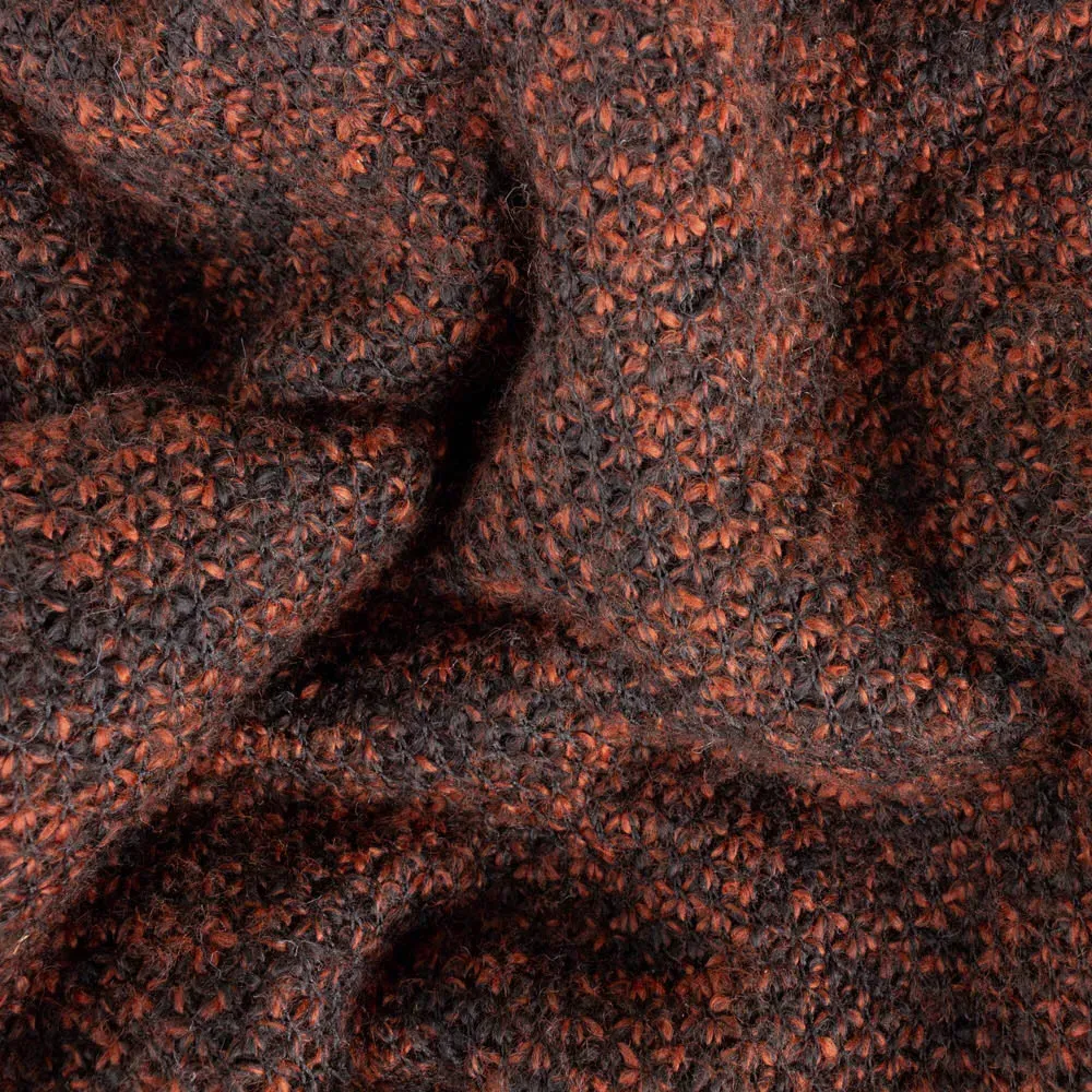 Nurrel Knitted Throw - Brown