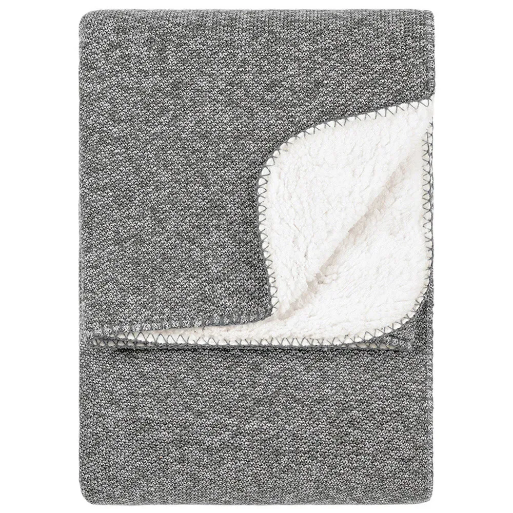 Nurrel Knitted Throw - Grey image