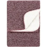 Nurrel Knitted Throw - Red