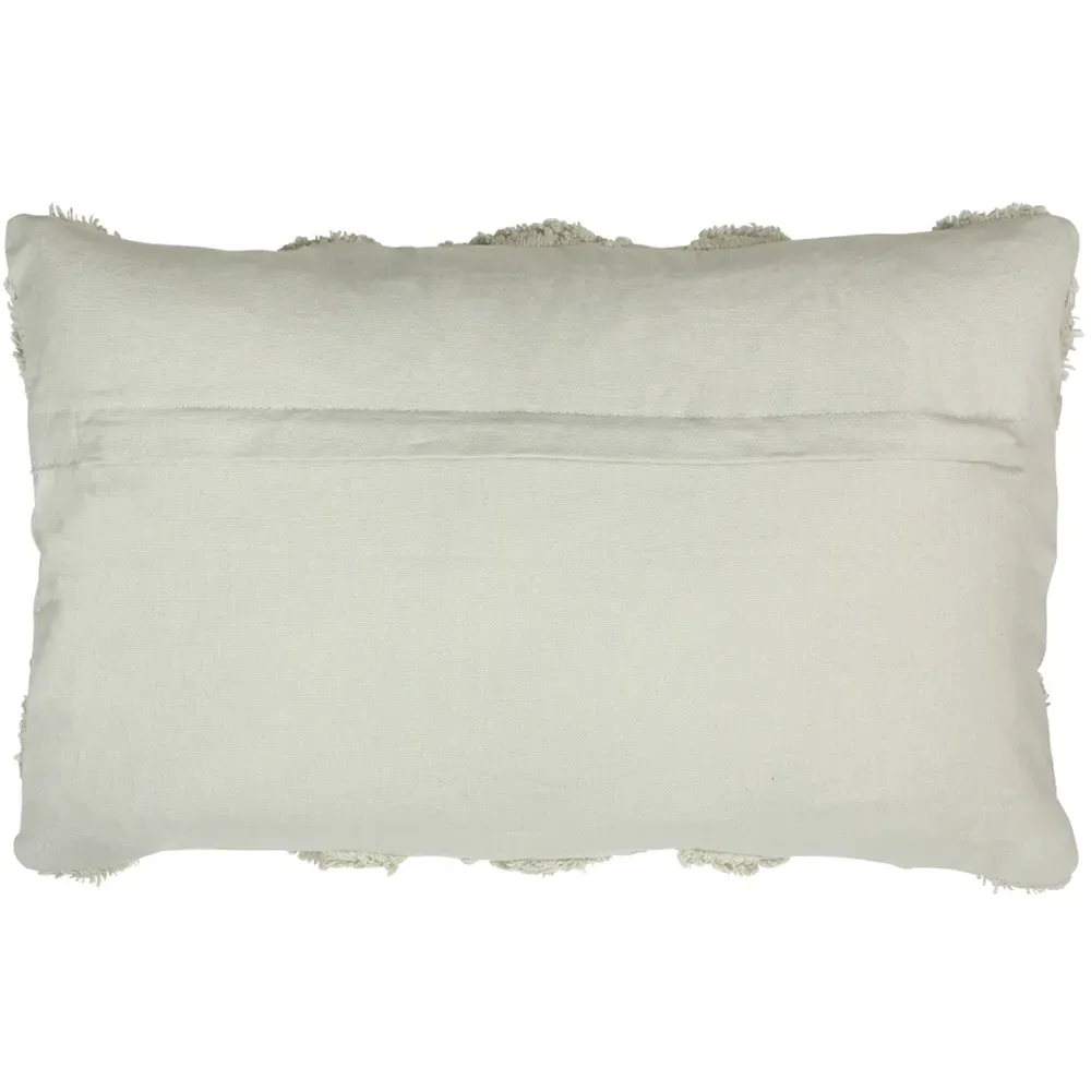 Orson Tufted Cushion - Taupe, Cotton