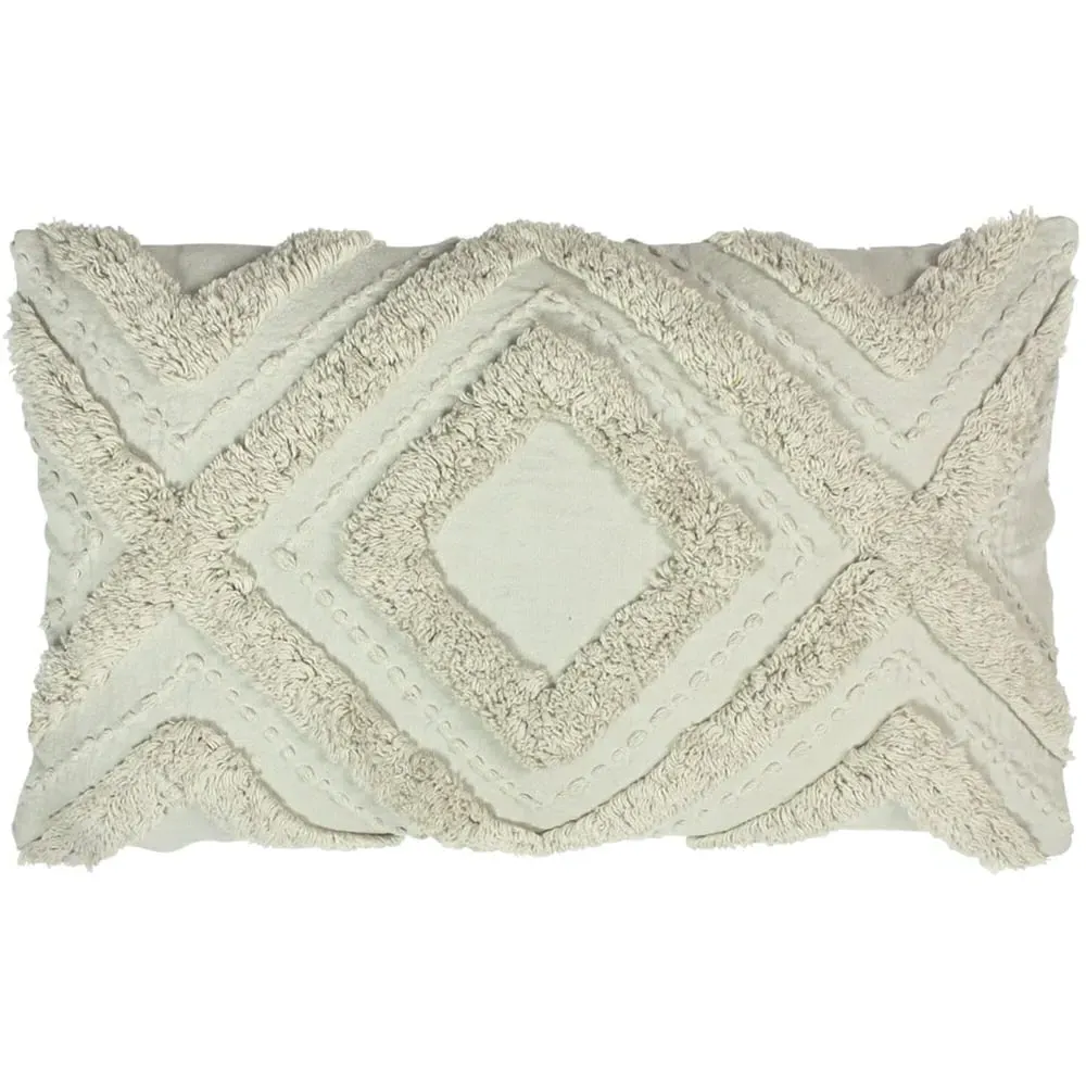 Orson Tufted Cushion - Taupe, Cotton image