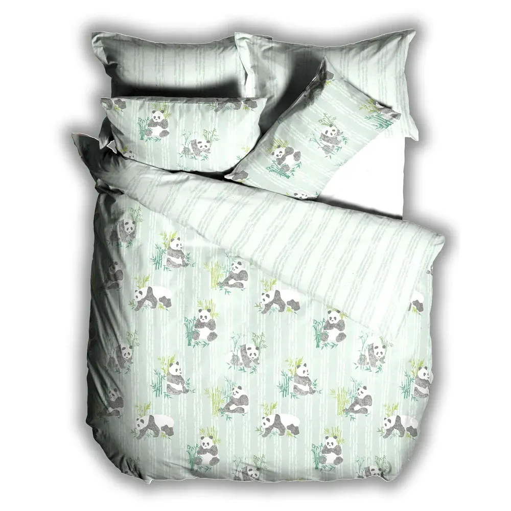 Pandas Super King Duvet Set - Multi