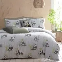 Pandas Super King Duvet Set - Multi