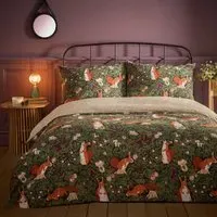Pineberry Forest Single Duvet Cover Set - Multi
