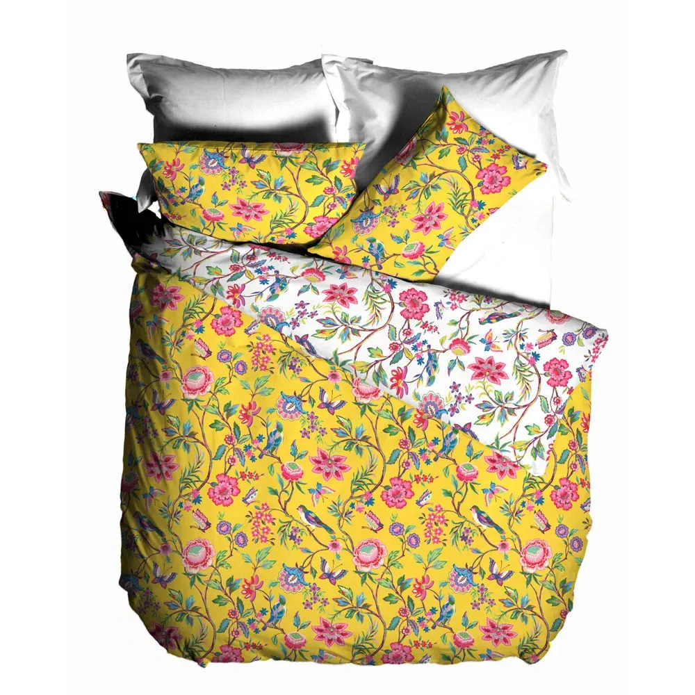 Pomelo Super King Duvet Set - Yellow