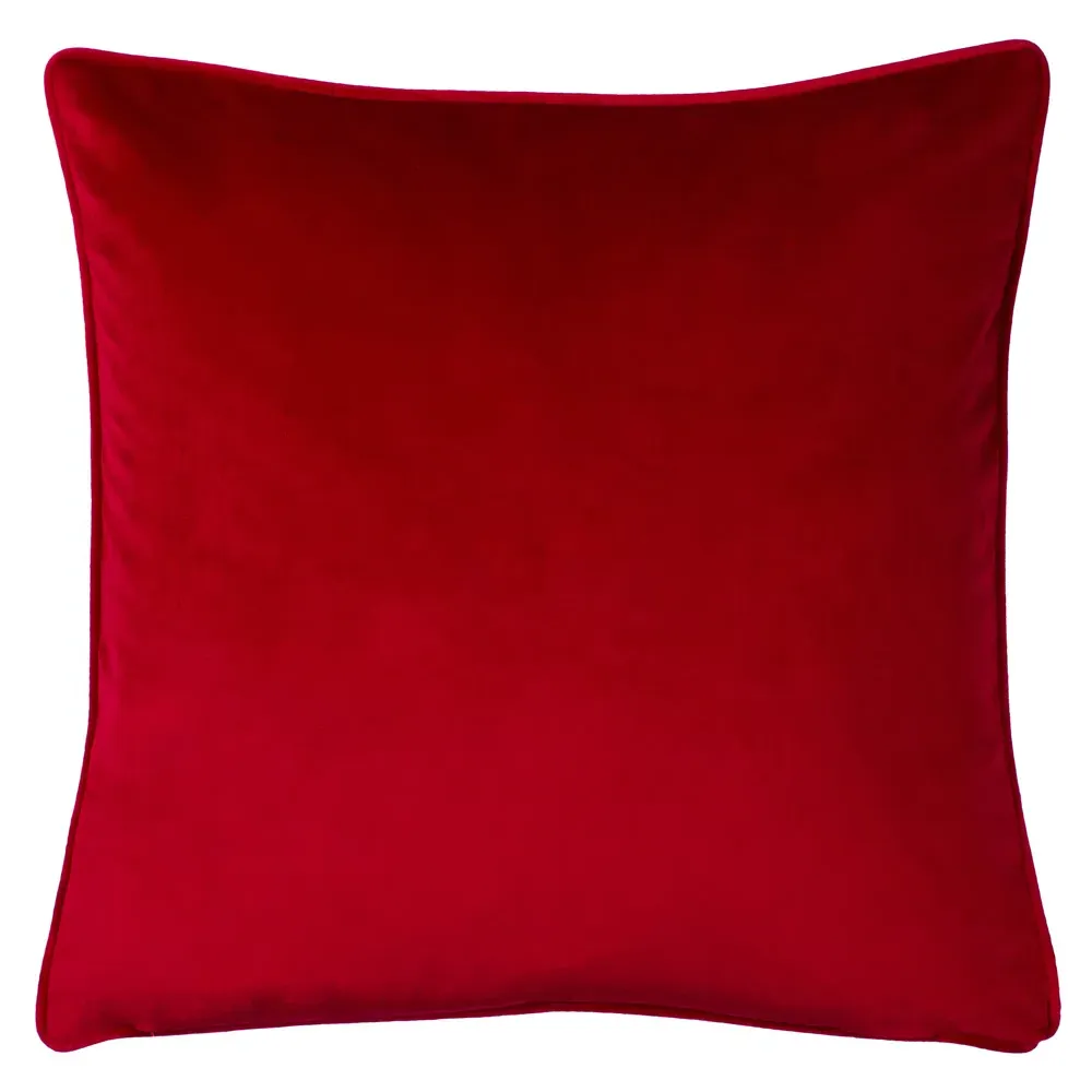 Purrfect Green and Gold Leaping Leopards Velvet Piped Cushion - Multi, Velvet