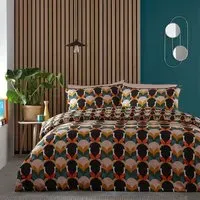 Raeya Single Duvet Set - Multi, Polycotton