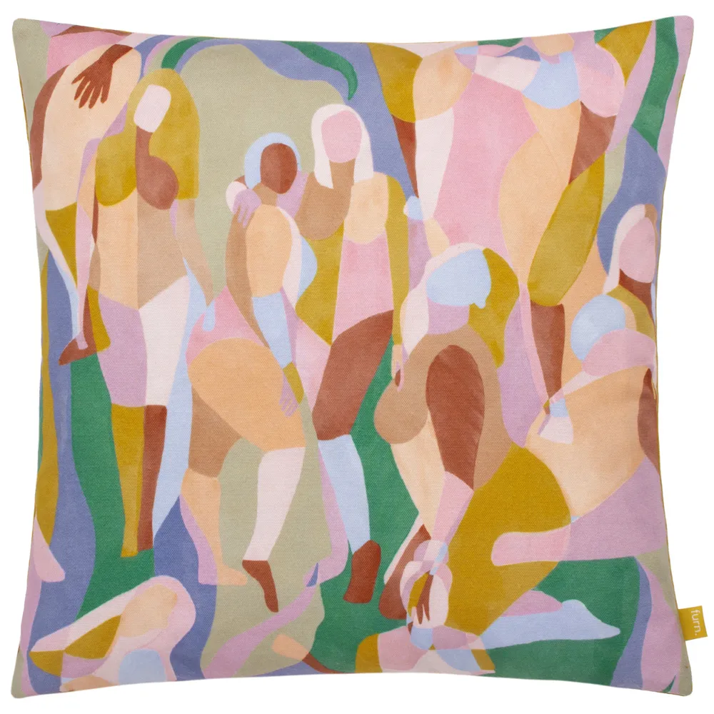 Self Love Abstract Cushion - Multi, Polyester image