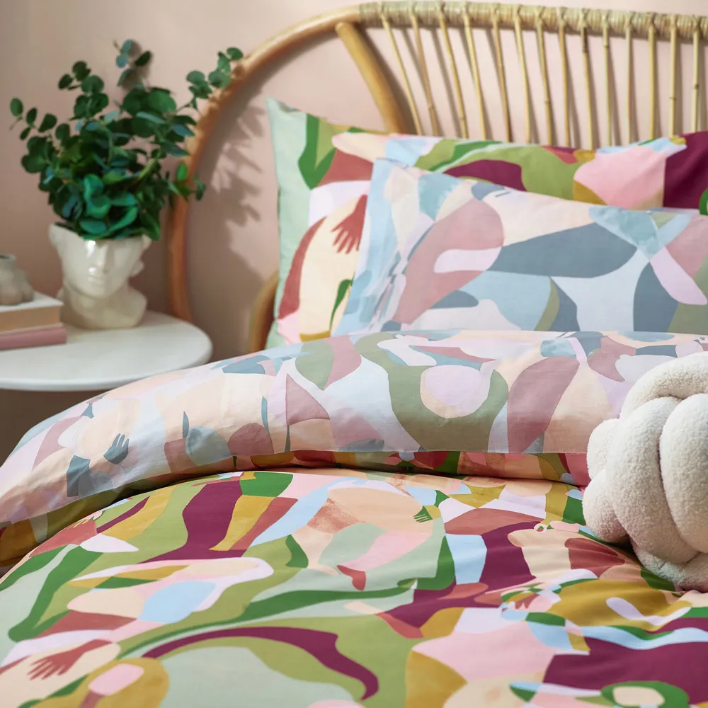 Self Love Double Duvet Set - Multicolour, Polycotton