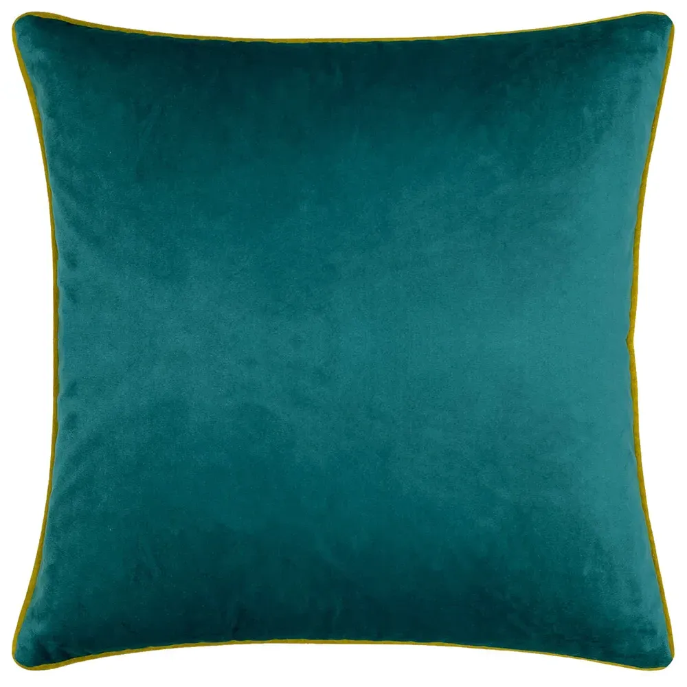 Serpentine Animal Print Cushion - Royal Blue, Polyester