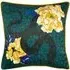 Serpentine Animal Print Cushion - Royal Blue, Polyester